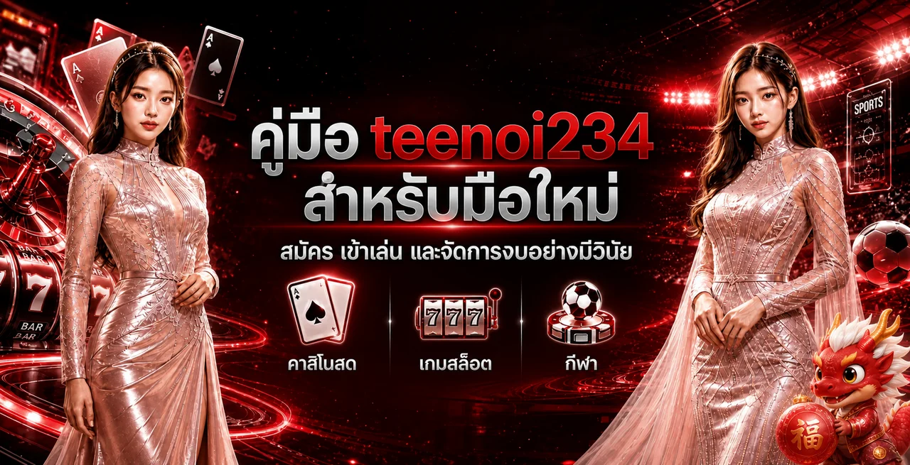 teenoi234 คู่มือมือใหม่ สมัครและเข้าเล่น